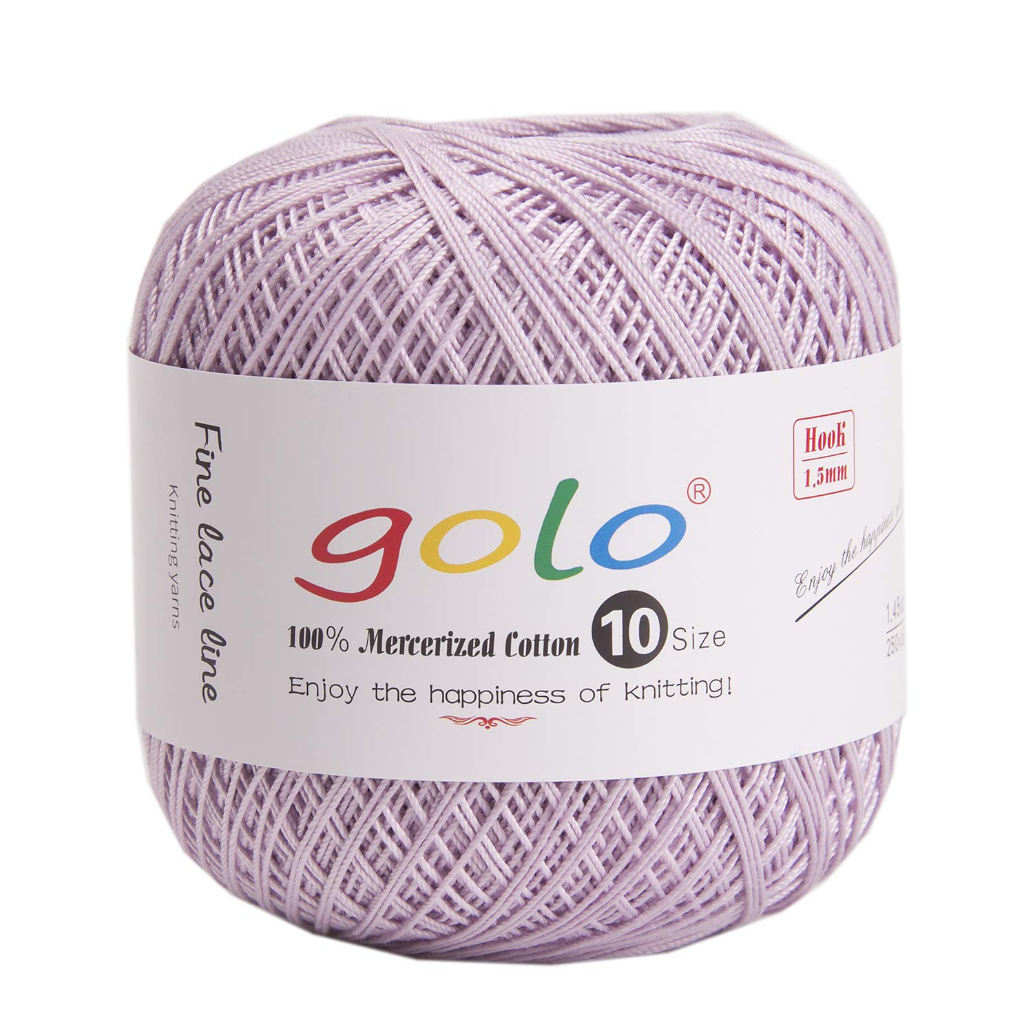 golo Crochet Thread for Hand Knitting Purple Yarn 672