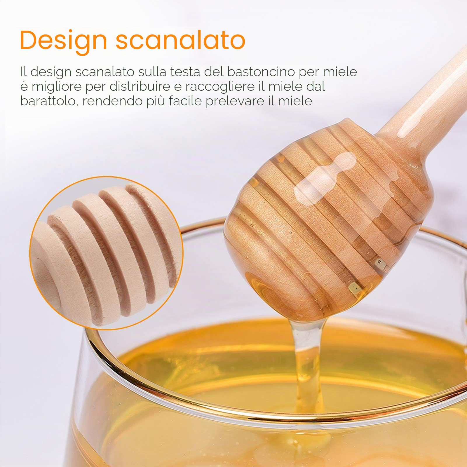 100 cucchiai di Miele,Mini cucchiai di Legno,Miele, marmellata, Piccoli Bastoncini di Miele da 8 cm, per Matrimoni, Compleanni,Baby Shower,Natale,Feste,Raccolti,Bastoncini di miscelazione