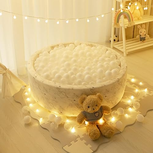 Vista 59 de STARBOLO Ball Pit Balls for Toddlers Phthalate Free BPA Free Non-Toxic Crush Proof Play Balls for Toddlers Kids Pool Playhouse Pack of 100 200 500