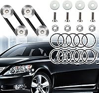 Vista 1 de Kit de Liberación Rápida para Parachoques, Liberación Rápida de Maletero Parachoques Delantero Trasero, Kit de Sujetadores Soportes de Guardabarros