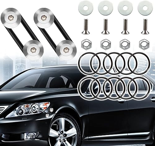 Kit de liberación rápida, parachoques delantero y trasero de liberación rápida, kit de soportes de guardabarros de sujeción compatible con