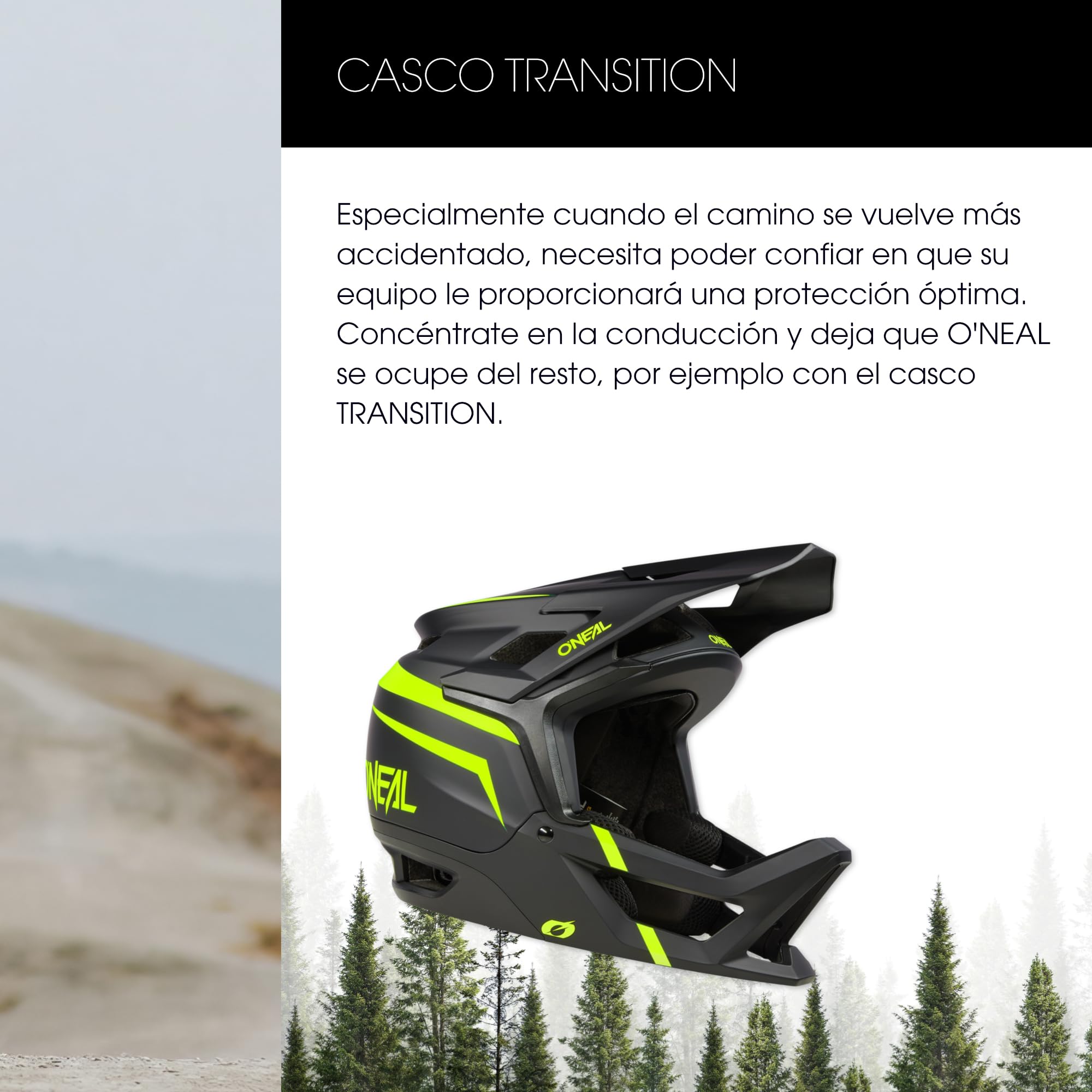O'NEAL | Casco de Ciclismo de montaña | Enduro MTB DH FR | Aberturas de ventilación Que facilitan la respiración, IPX® ACells | Casco de transición Flash V.23 | Adulto | Negro Amarillo neón | XL