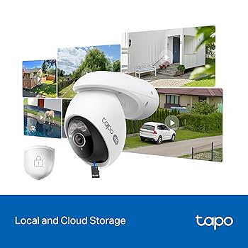 Amazon.com: Tapo 4K 8MP Wired Pan/Tilt Outdoor Security