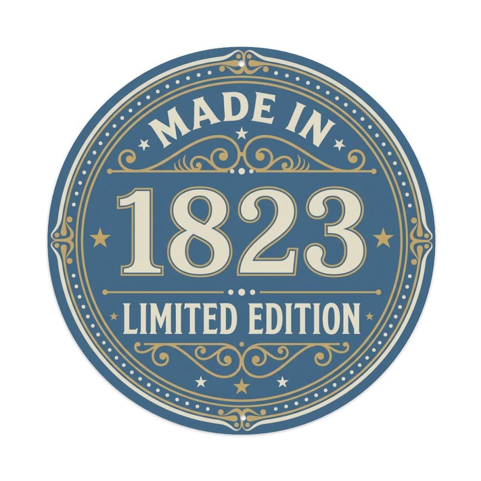 Made In 1823 Limited Edition Metal Tin Sign