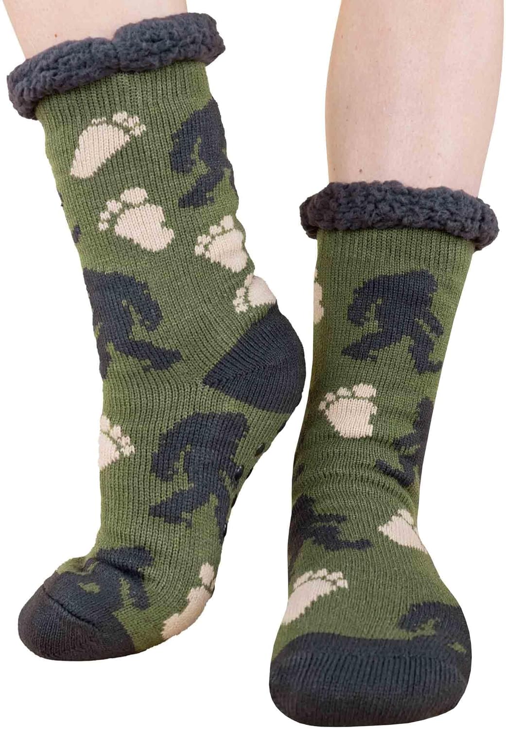 Lazy One Oversized Blanket Hoodie and Plush Sock Bigfoot Bundle For Men and Women - Image 3