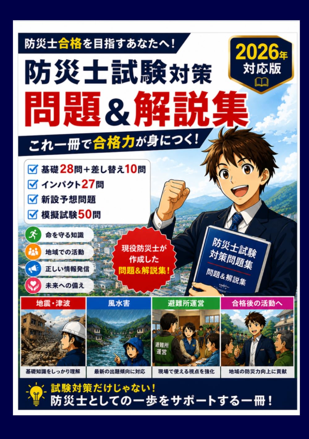 防災士試験対策　2026版　過去問集　これだけ！で合格「問題＆解説集」: これだけ！合格　防災士試験対策　過去問集