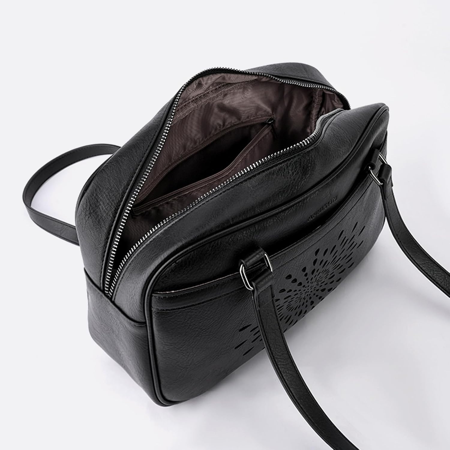 APHISON Vegan Leather Shoulder Purses for Women with Top Handle Strap, Ladies Handbags, Tote Hobo Bags Sunflower Design