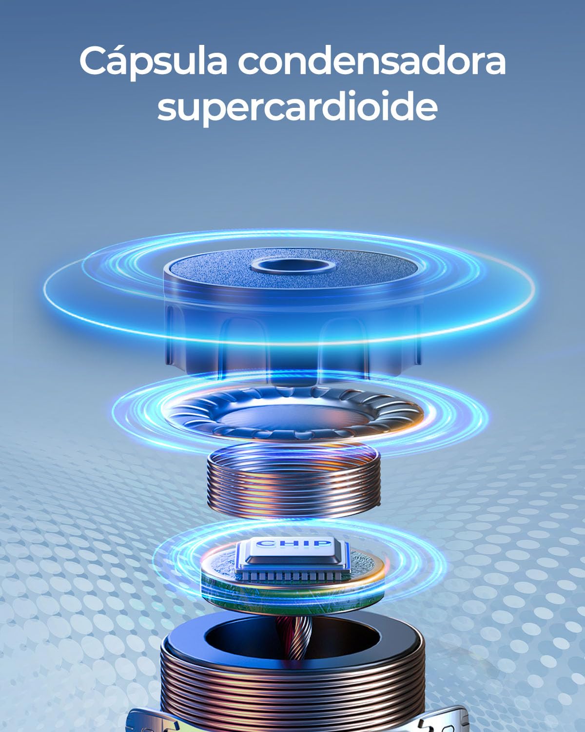 ALPOWL Micrófono Inalámbrico,2,4GHz Set de Doble Micrófono Inalámbrico con Receptor,200ft,Micrófono de karaoké inalámbrico Profesional,Adecuado para Canto, Reuniones,Discursos,Micrófono de Karaoke,DJ