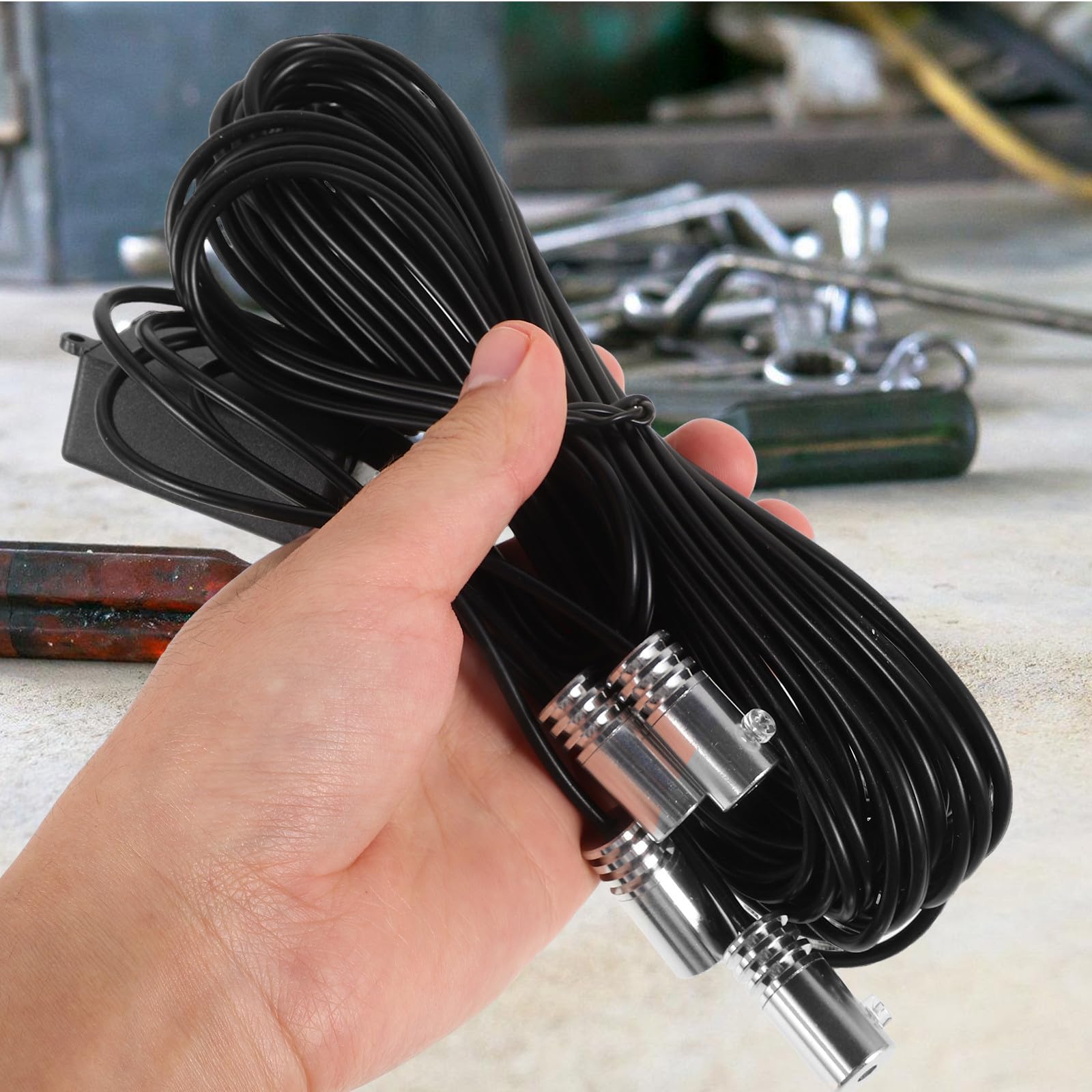 CALLARON Lámpara de Ambiente para Coche Luces LED Interiores de Fibra Óptica, 6 Metros, Control Remoto y Decoración para Interior de Vehículo