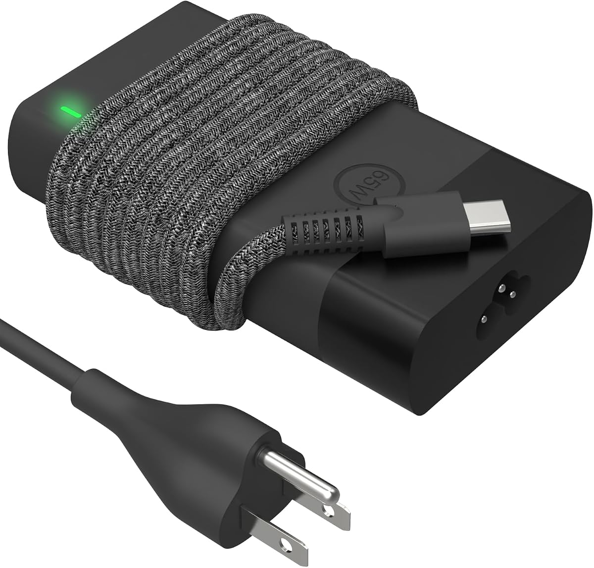 Nuevo adaptador de cable de alimentación delgado de 65 W compatible con cargador de computadora portátil HP USB C de reemplazo de computadora, Envy x360/Elitebook x360/Spectre x360/Elite x2/Pavilion/Zbook/ProBook, carga rápida tipo C Chromebook