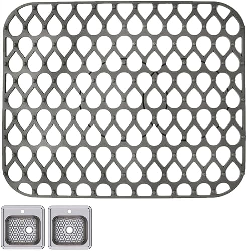 Miniatura 8 de Shakven Tapete protector para fregadero de cocina, accesorio protector de fregadero, protectores de fregadero de acero inoxidable, antideslizante,