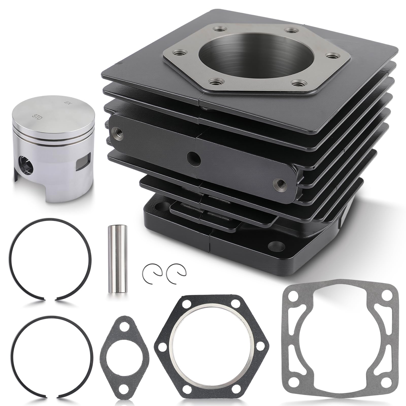 1976年購入TORIO  SYSTEM  components Amazon.com: AUTOKAY 14532-G1 Top End Rebuild Kit Cylinder & Piston