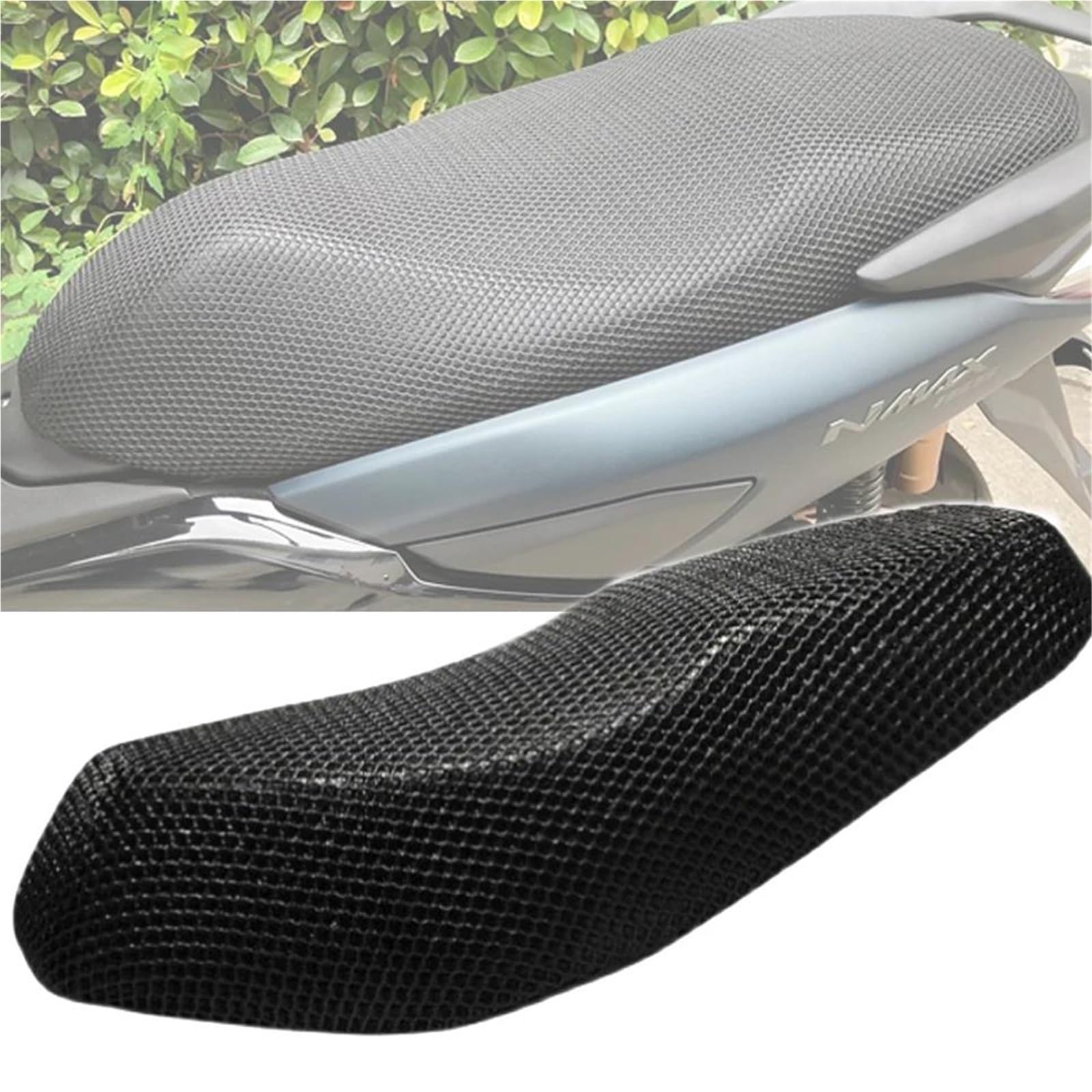 Housse de selle moto Yamaha NMAX 155 coussin isolant noir