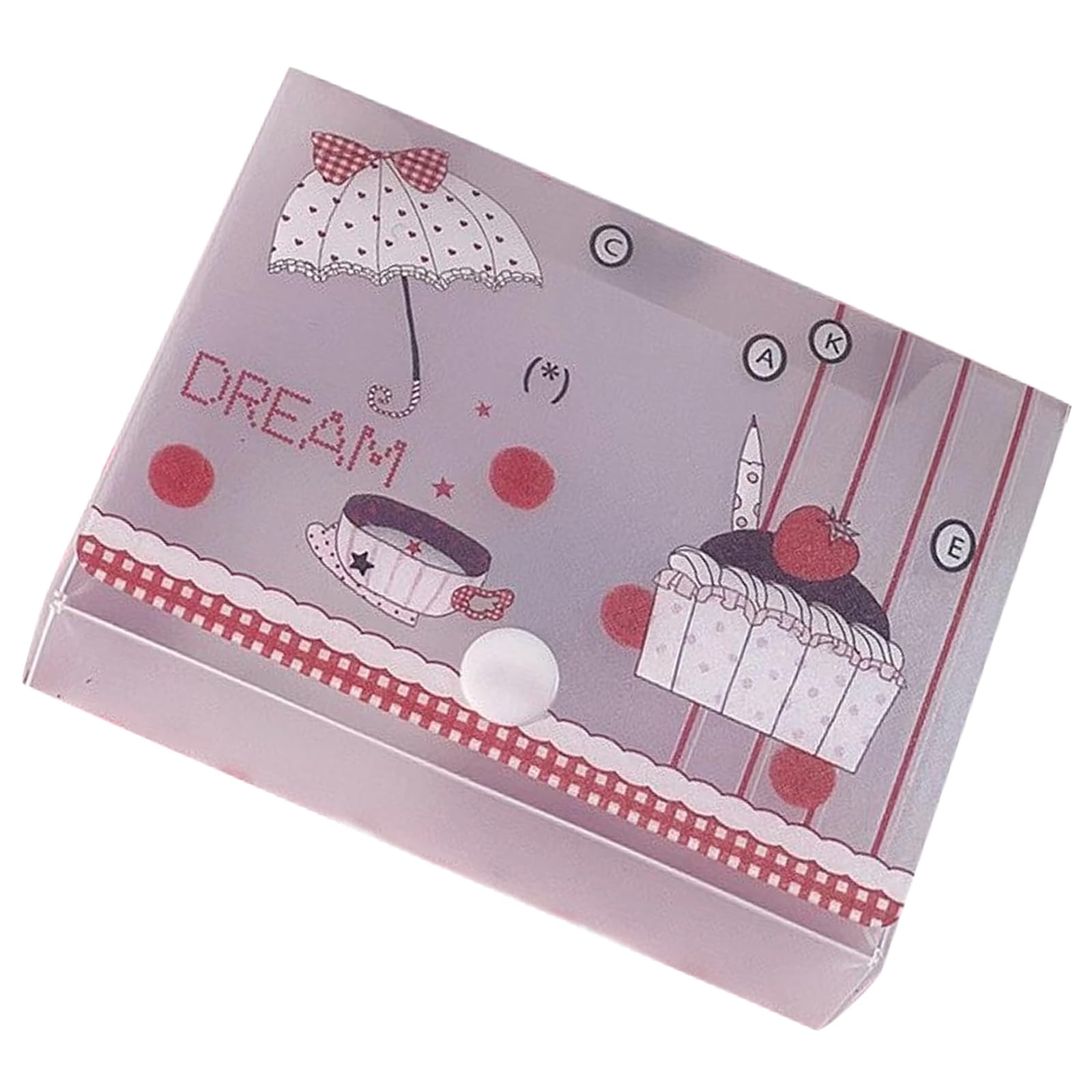 Aqvjd Card Storage Case 4.33x3.14x1.18In Waterproof PP Card Organiser with Flipping Lid for Collectible Cards Note Sheet Storage Box
