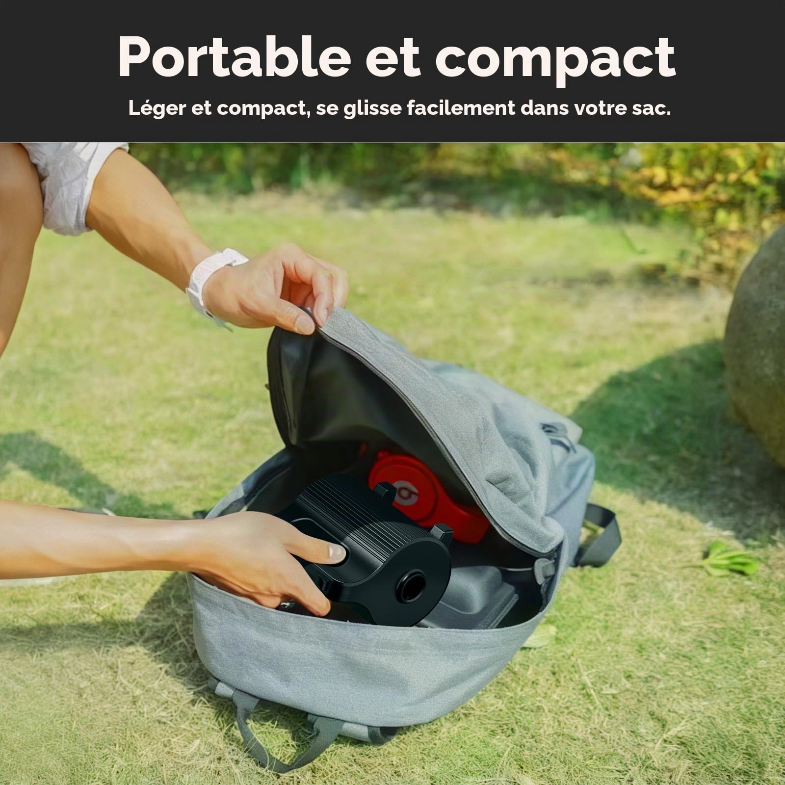 Pompe à Air Portative 4 Buses 400W-600W | Gonflage Ultrapide pour Matelas, Piscines & Flotteurs (AC220-240V)
