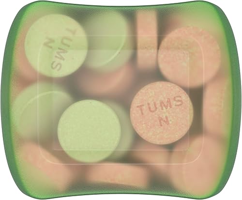 Miniatura 14 de TUMS Naturals Ultra Strength Antiácidos masticables para aliviar la acidez estomacal, cereza negra y sandía, 190 unidades