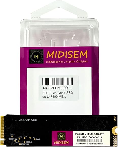 Midisem 2TB NVMe PCIe 4.0: Potencia Extrema para Creadores y Gamers