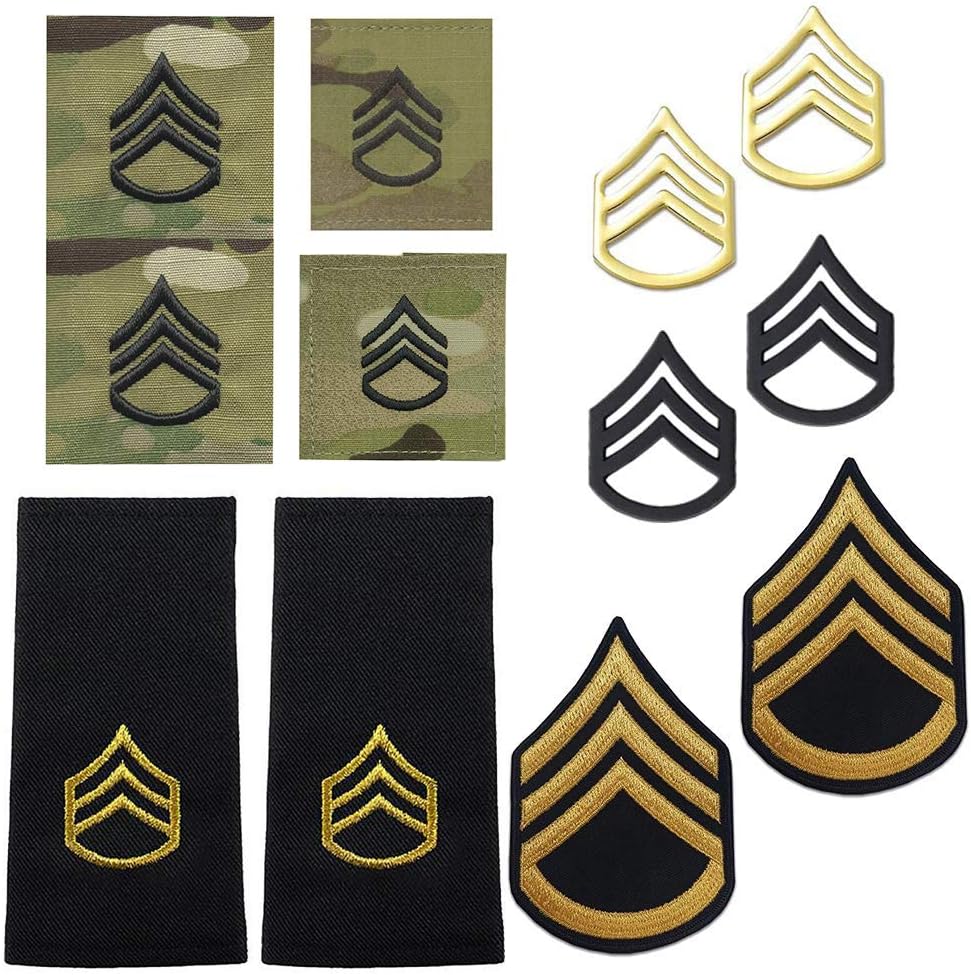 Uniform Accessories Unlimited Inc US Army Staff Sergeant Rank Bundle