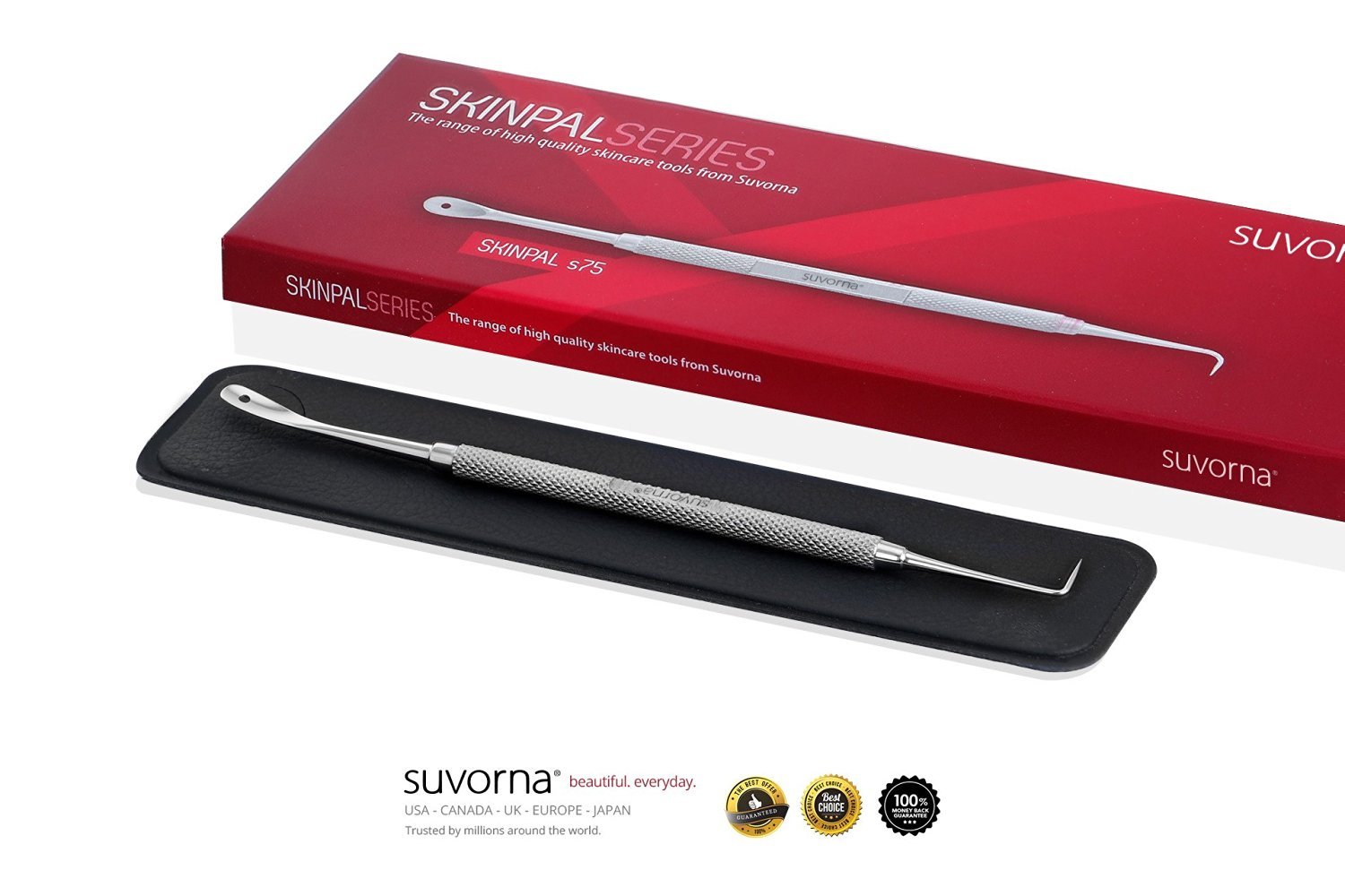 Buy Suvorna Skinpal s75 LShaped Lancet for Pimple, Milia, Pus, Comedone & Blemish Removal