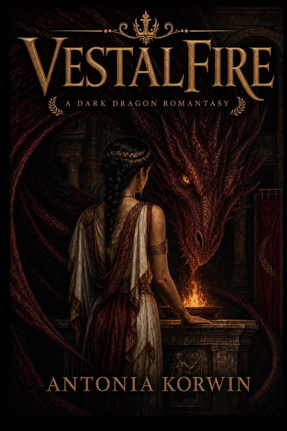 VestalFire: A Dragon Romantasy | Empire of Embers Book 1