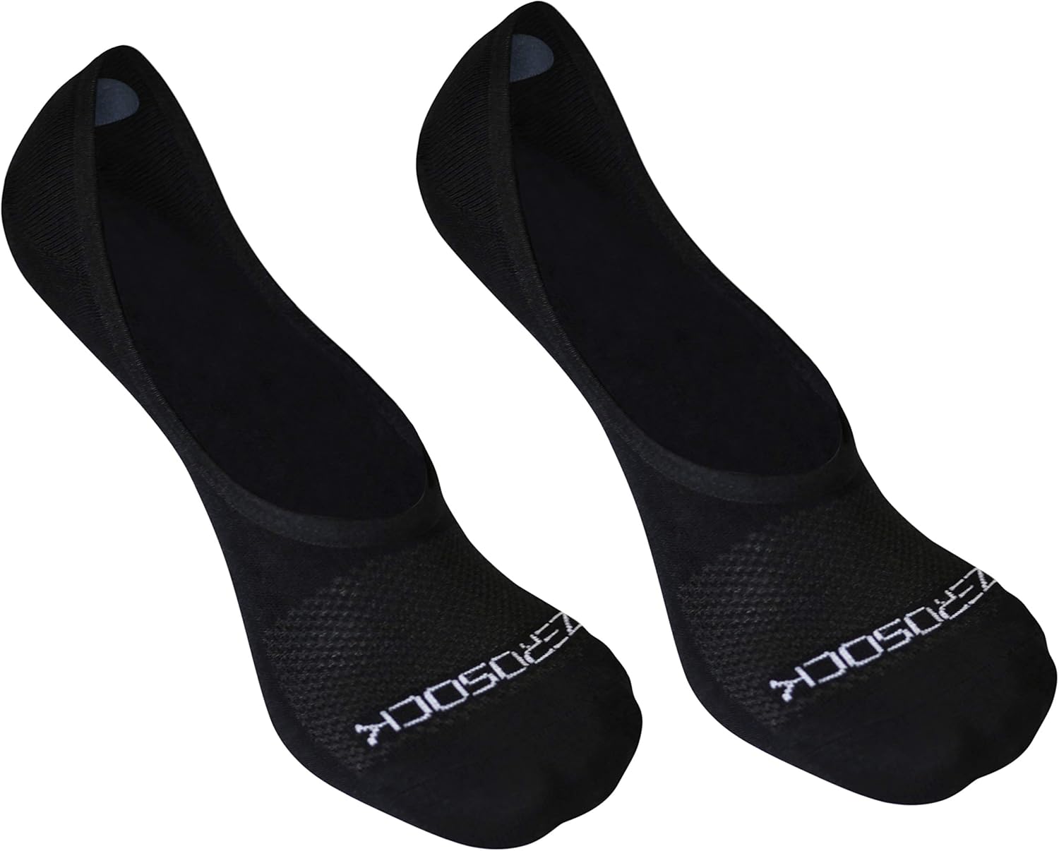 ZeroSock Bamboo Viscose Super Low Invisible Socks With Mesh Ventilation with Anti-Slip Gel Heel Grip (4 Pairs Per Box)
