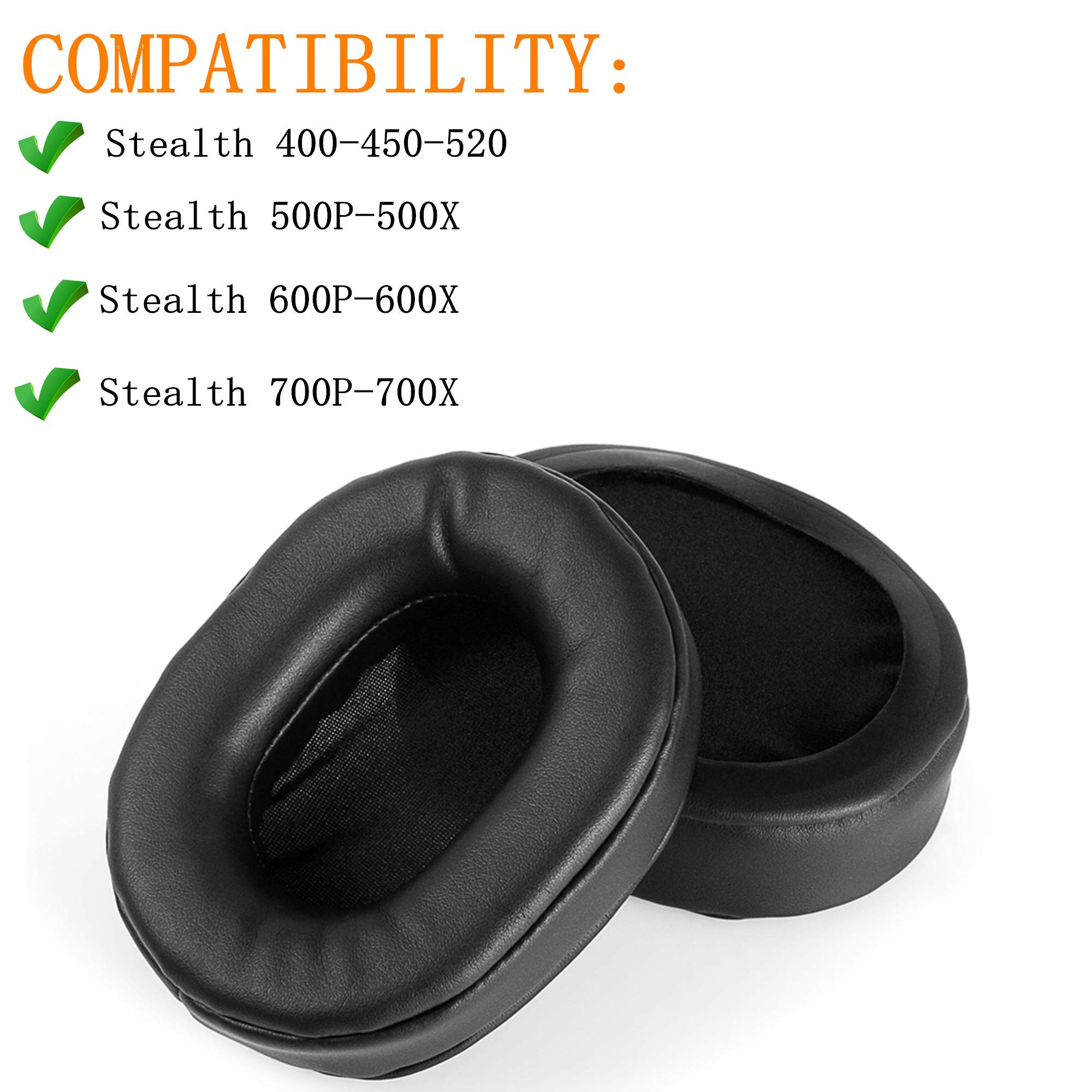 Ersatz-Ohrpolster Für Turtle Beach Stealth 420X/450/520 – Schwarz, Weich & Schalldämmend