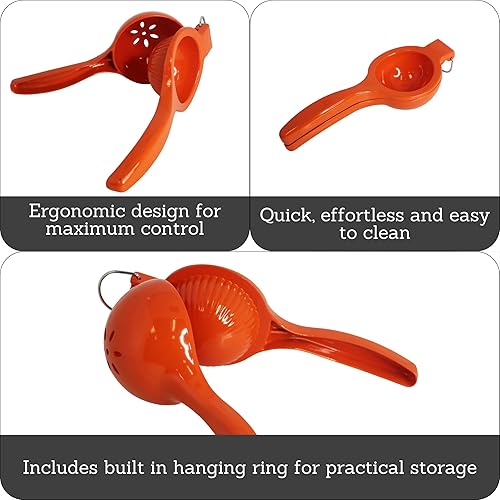 Miniatura 9 de Imusa Estados Unidos, limón grisexprimidor de lima, talla única, plata (J100-00290)