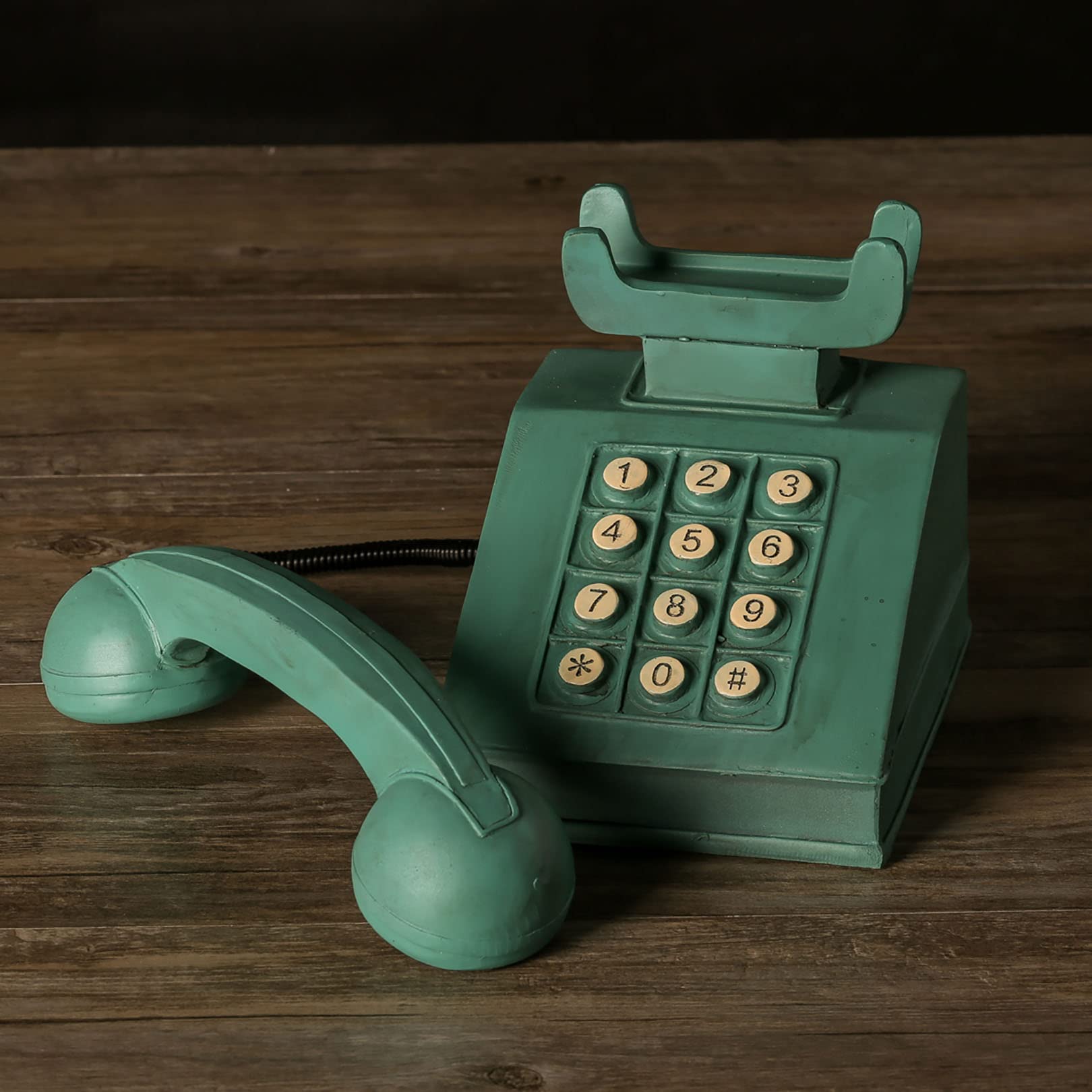 Telefono Vintage Ornamento Da Scrivania, Modello Antico In Resina, Decorazione Stile Retrò Per Casa, Ufficio, Bar, Idea Regalo