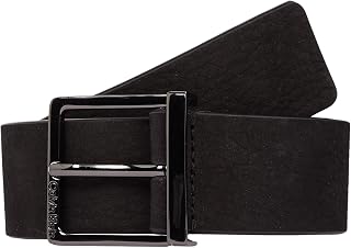 Calvin Klein Herren Gürtel Sleek Square Nubuck eckige Schnalle