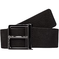 Calvin Klein Uomo Cintura Sleek Square Nubuck Fibbia Quadrata