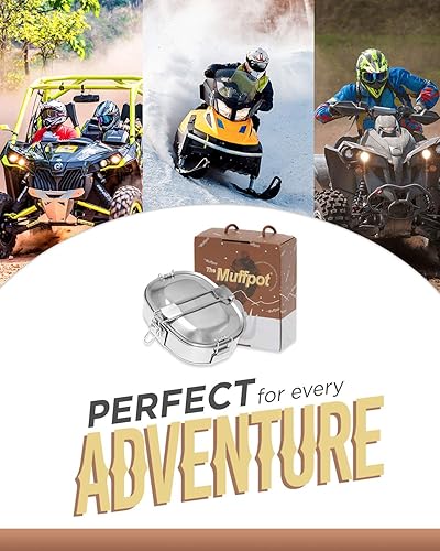 Miniatura 6 de El calentador de alimentos de escape original MuffPot para vehículos de automovilismo. Motos de nieve, ATV, UTV y motocicletas