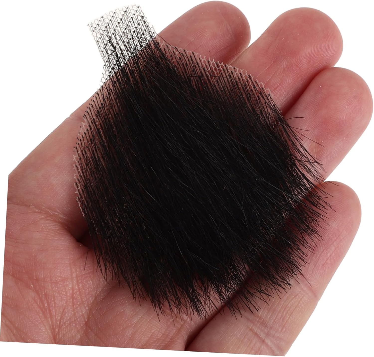 Realistic Fake Beard Human Hair for Film Halloween Black