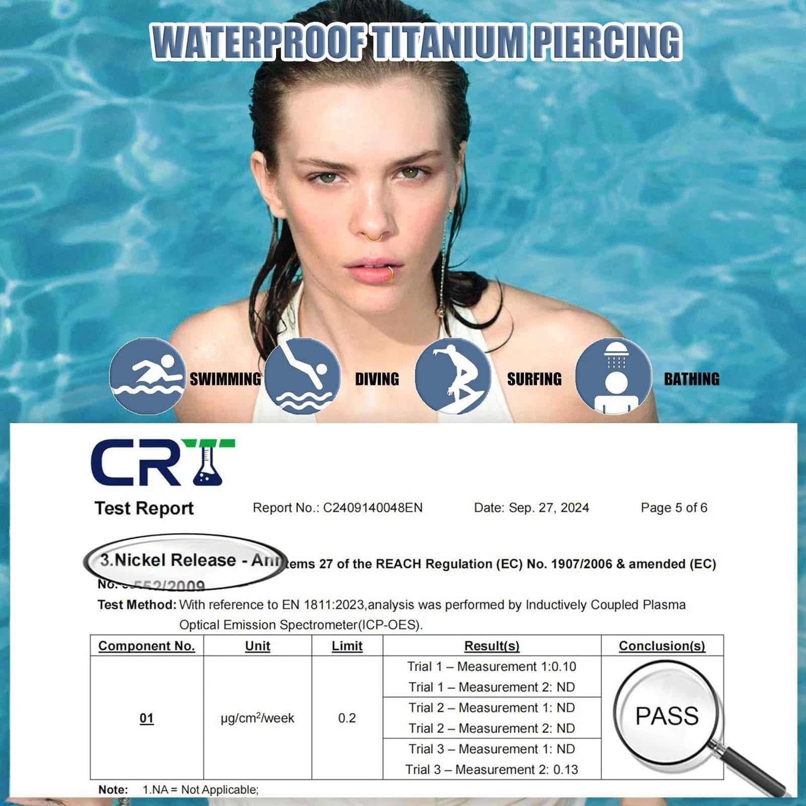 12 Piezas 18G Piercing Nariz Aros Septum Acero Noxidable Quirurgico, Cartílago Pendientes De Aro Bisagra Anillos Piercing Labio Helix Nariz 6mm / 8mm / 10mm — view 5