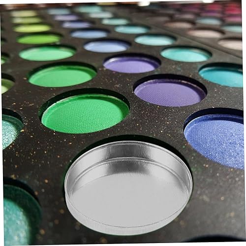 10Pcs Small Empty Eyeshadow Pans for DIY Makeup Lightweight Makeup Powder Sample Containers Eyeshadow Tray for Convenient Storage and Travel