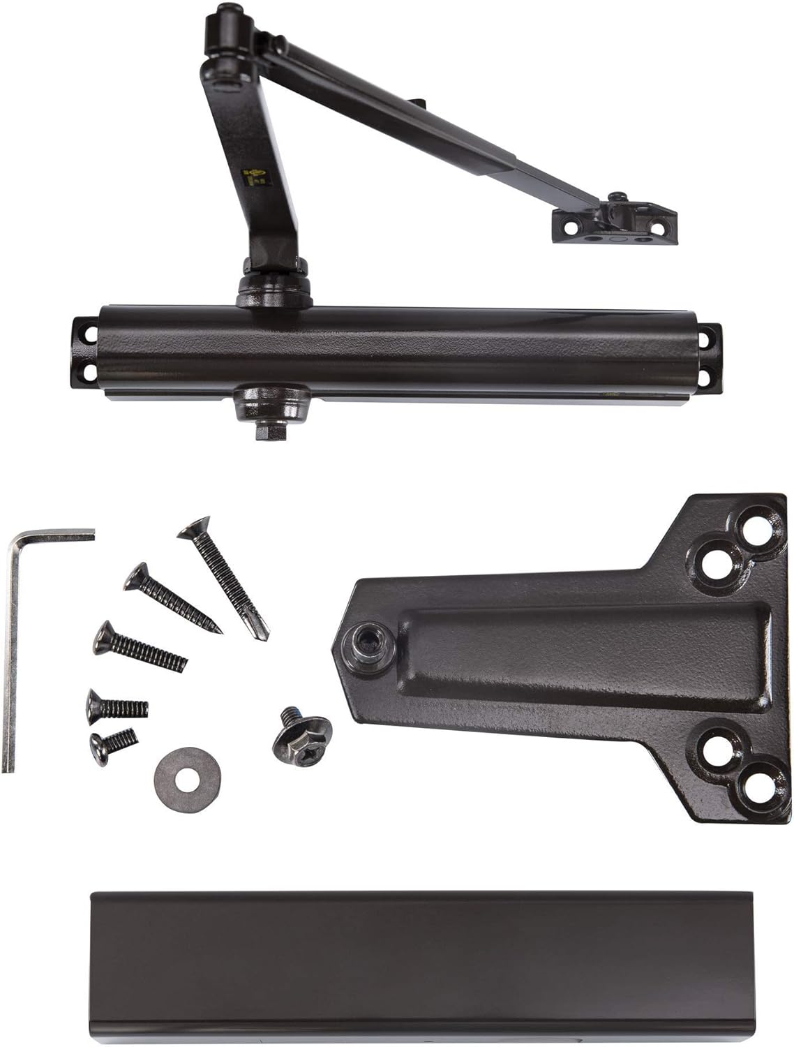 🔥 Flаѕh Sаlе Heavy Duty Designer Commercial Door Closer - LYNN Hardware DC8016 (US10B Dark Bronze)- Surface Mounted, Grade 1, Cast Aluminum, UL 3 Hour Fire Rated and ADA for high Traffic doorways & storefronts