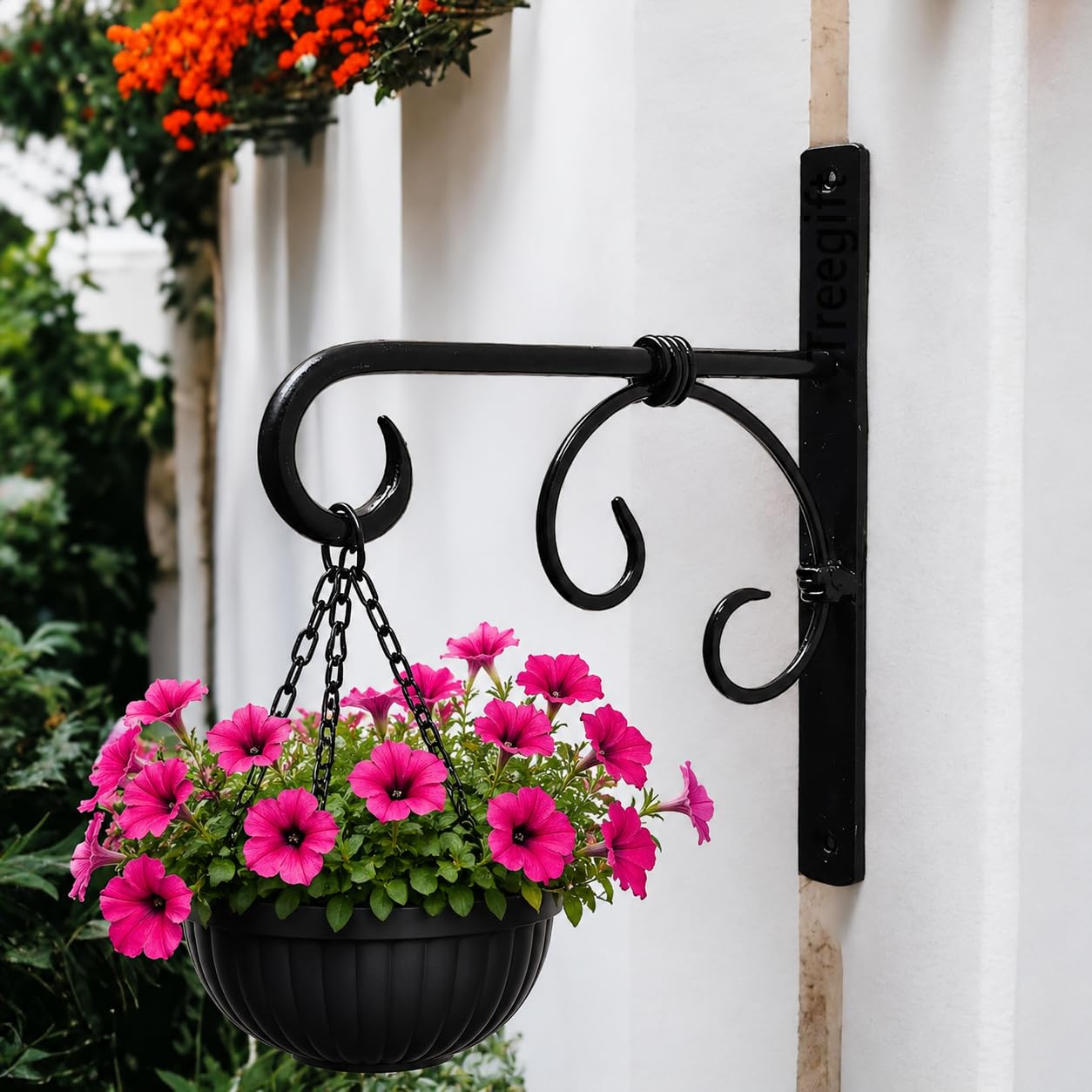 Duty Metal Hanging Plant Bracket for Outdoor Indoor Use | Wall Mounted Iron Hook for Flower Pots, Lanterns, Bird Feeders & Garden Decor | Rust Resistant Black Plant Hanger-image-38