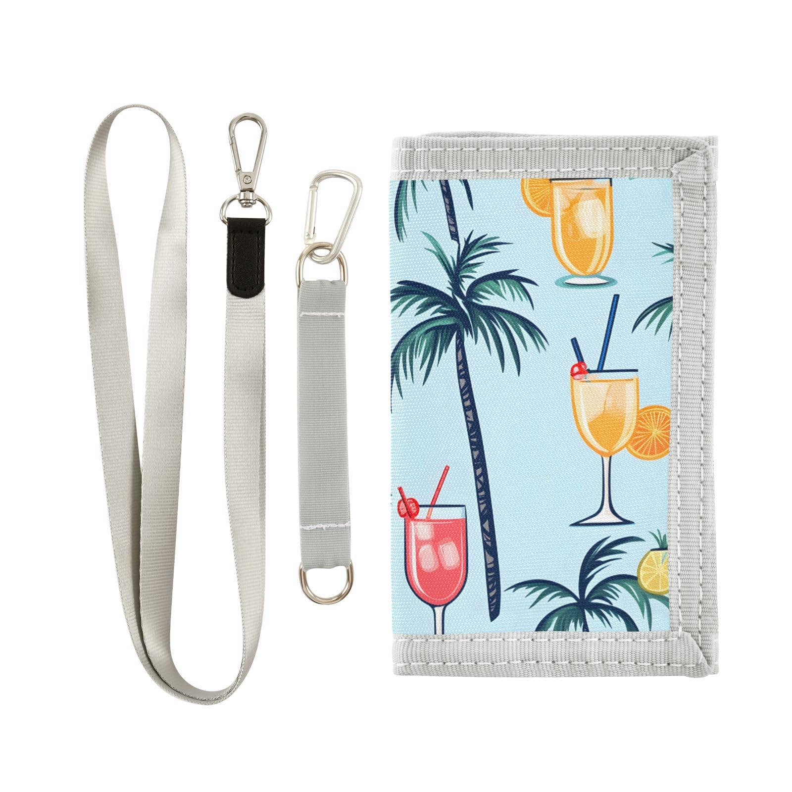 ALAZA Kids Wallets for Boys Girls Toddler Trifold Wallet Children Small Beverages Plam with Zipper Coin Pocket