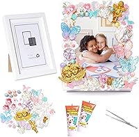 Vista 1 de DOUXFUN Kit de manualidades de marcos de fotos para manualidades, para niñas de 6 a 8, 8 a 12 años, 10 a 12 años, regalos de cumpleaños para niñas