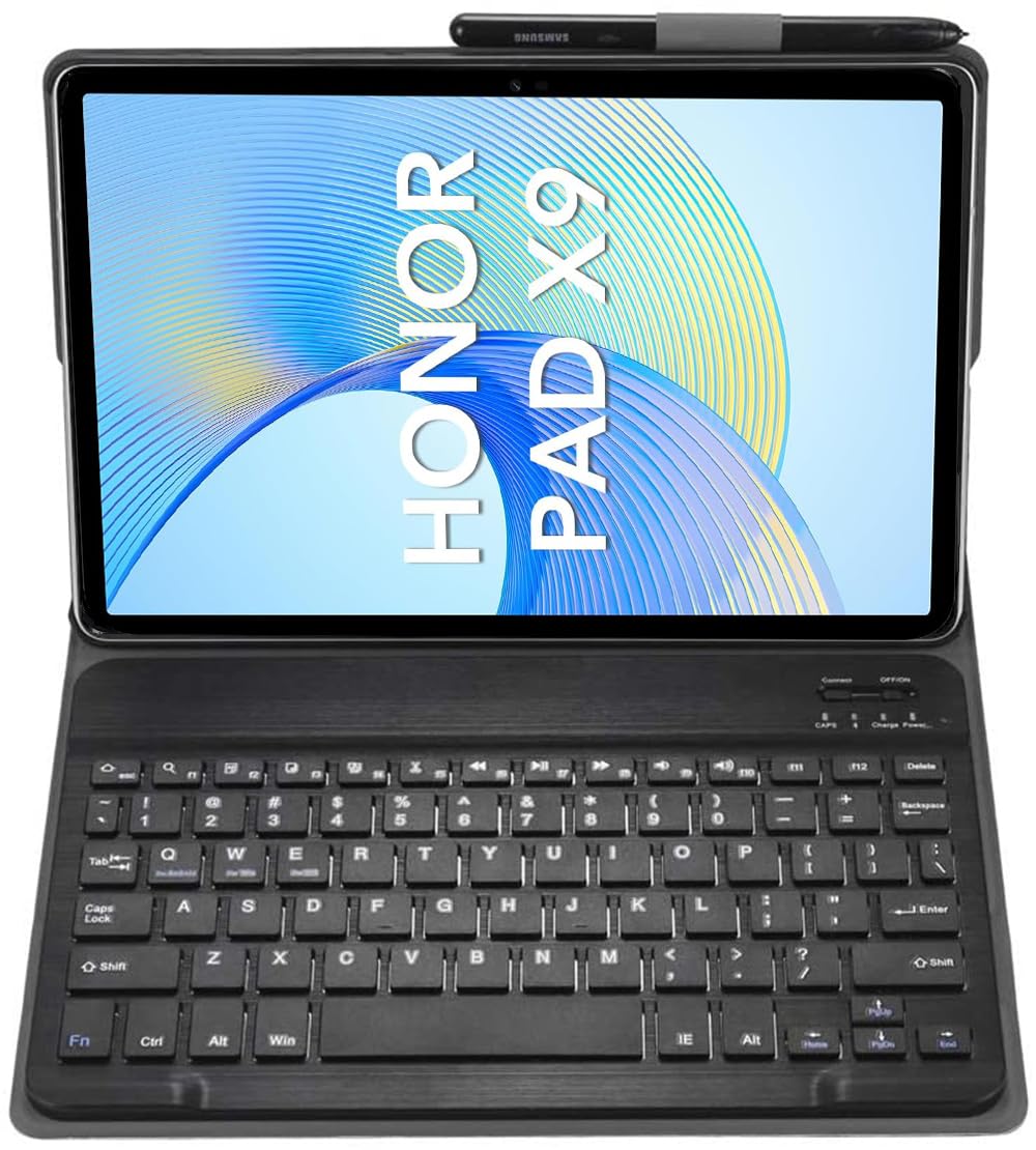 Funda A Prueba De Golpes Para Honor Pad X9a 11.5 Pulgadas - Carcasa De 3 Capas Con Soporte Integrado, Color Negro, Diseño Antideslizante