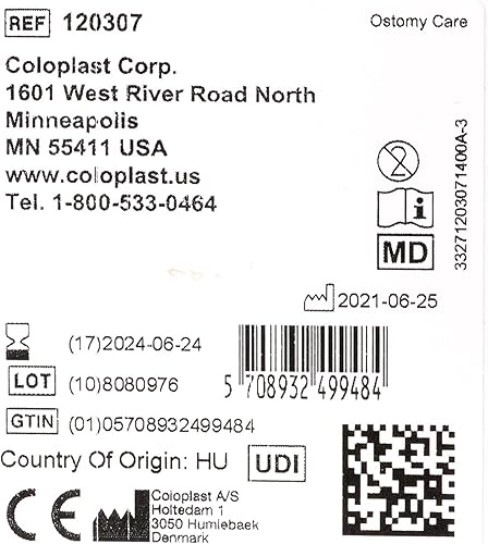 Miniatura 7 de Brava 120307 - Anillo de ostomía (0.079 in de grosor, diámetro de 2 pulgadas, moldeable, 10 unidades)
