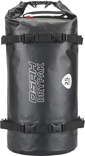 Bolsa impermeable para motocicleta, 500D PVC reflexivo, silla de montar, equipaje seco, accesorios al aire libre (Amarillo, 60 litros)