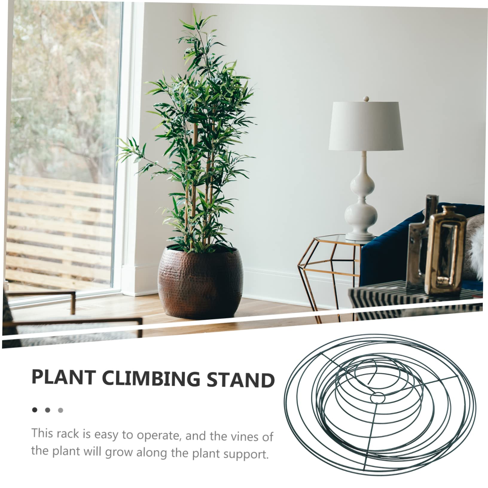 TOYANDONA Lot de 2 Tuteurs à Plantes en Spirale en Acier Inoxydable, Support Végétal Réutilisable et Robuste pour Jardin, pour Tomates et Vignes