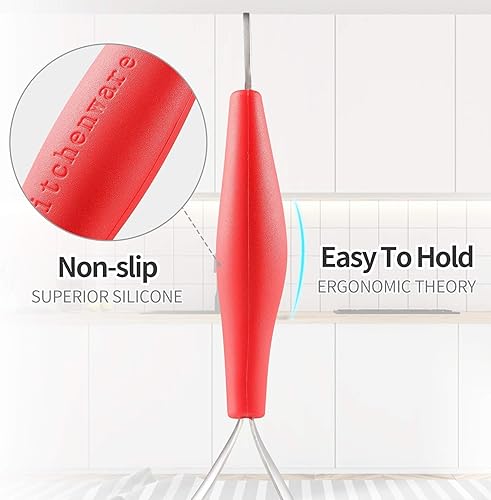 Miniatura 21 de Joyoldelf Triturador de papas de acero inoxidable resistente, herramienta de cocina integrada profesional y triturador de alimentos con mango