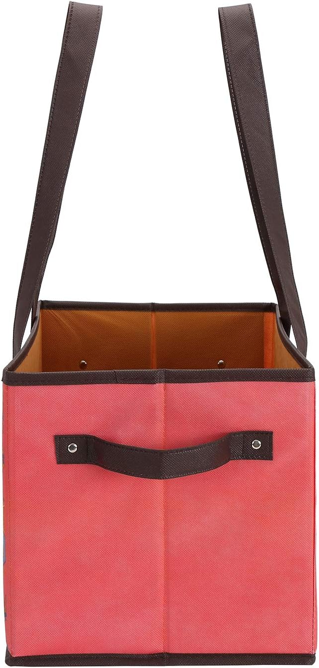 Foraineam Reusable Grocery Bags Set Durable Heavy Duty Tote Bag Collapsible Grocery Shopping Box Bag with Reinforced Bottom - Image 8