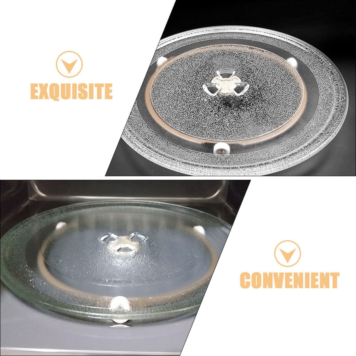 Anneau de Roulement pour Plateau Tournant Micro-ondes, Support en Verre 18,9 Cm Roue 1,4 Cm, Pièce de Rechange Solide pour Plateau Pivotant, Accessoire Micro-ondes pour Rotation