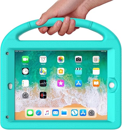 Miniatura 8 de SUPLIK Funda infantil para iPad de 56 generación (9.7 pulgadas, 20172018), iPad Air 21 y Pro 9.7 con protector de pantalla, funda protectora