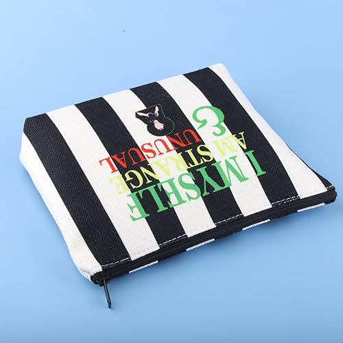 Miniatura 6 de FOTAP Lydia Regalo de película de terror, regalo de Lydia, bolsa de maquillaje, bolsa de Halloween, regalo de gusano de arena, regalo gótico,