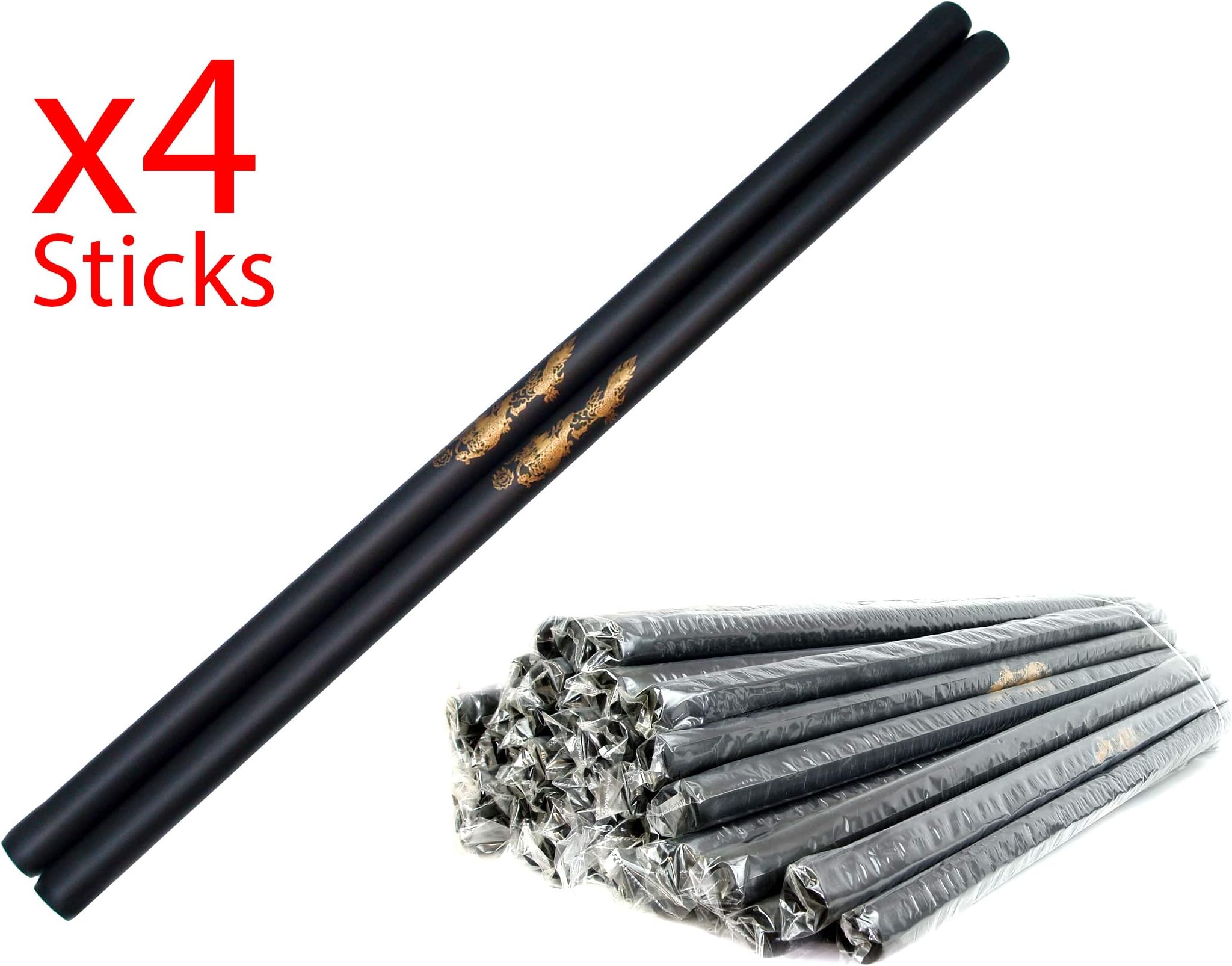 Prowin Corp (X4) Foam Padded Training 26" Thin Escrima Arnis Kali Sticks, 1" Diameter (26)