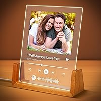 Custom Spotify Plaque Personalized Photo Frame 6x8 Acrylic - Valentine's Girlfriend Wife Gift Anniversary Birthday MySignCenter