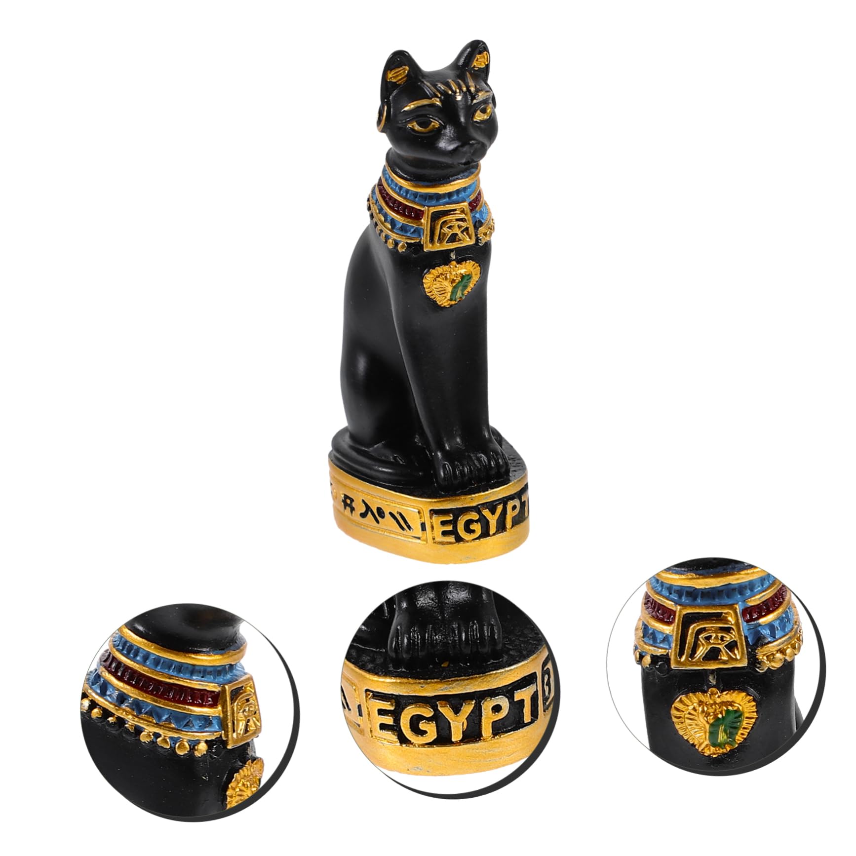 エジプト風 猫とアヌビスの置物6点セット エジプト風 猫とアヌビスの置物6点セット